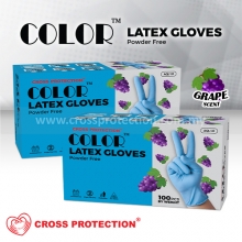 Color Latex Gloves (Powder Free)