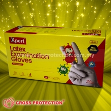 XPERT Latex Gloves - ADVANCE STRETCH EXTRA DURABLE (Powdered)