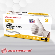 XCEL Latex Gloves - TACKY GRIP EXTRA DURABLE (Powder Free)
